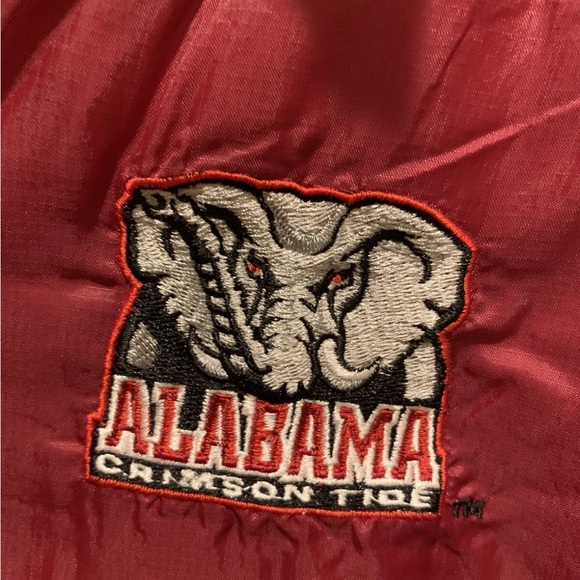 Vintage Alabama Crimson Tide Starter Hooded Jacket Men's Size M Embroidered - Picture 6 of 6